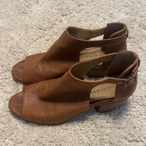 Lucky Brand Women's Heeled Sandals brown size 7.5